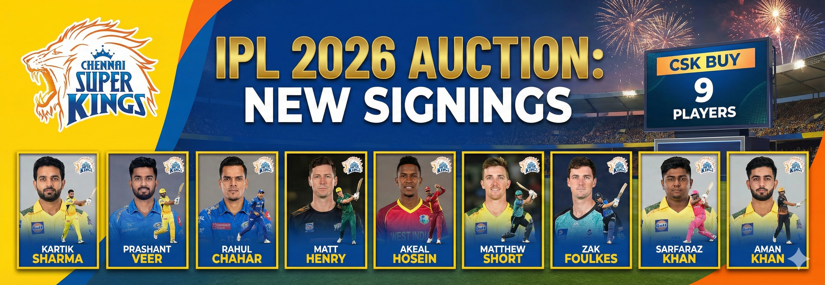 Chennai Super Kings (CSK) IPL 2026