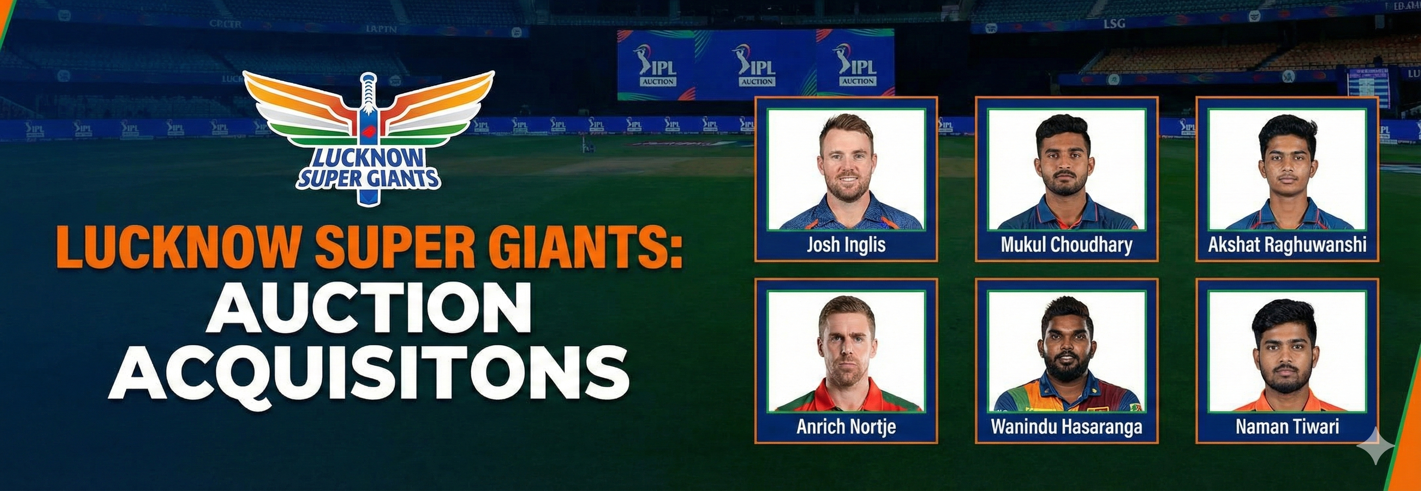 Lucknow Super Giants (LSG) Team IPL 2026