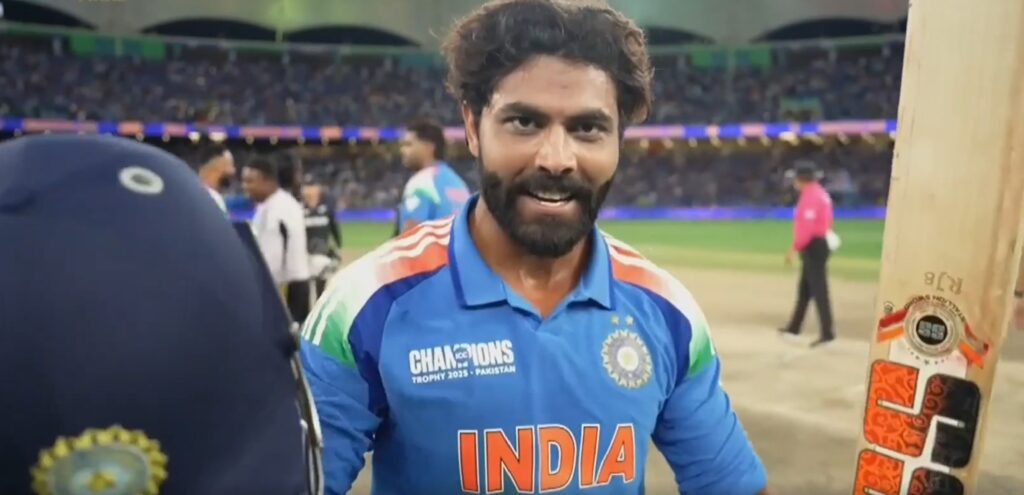 Jadeja India win team ICC vs New Zealand