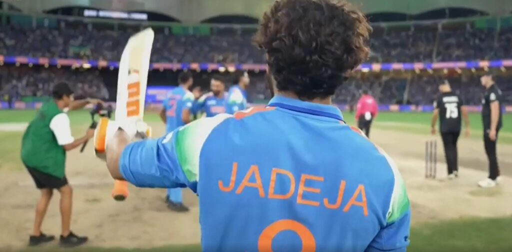 Jadeja India win team ICC vs new zealand